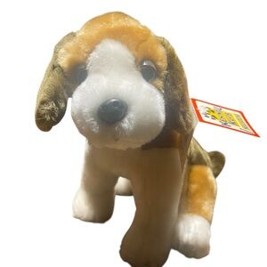 Vintage 1998 Kellytoy Beagle Dog Plush with Original Tag-Collectible
